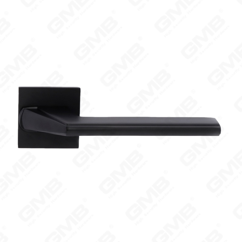 Nueva decoración moderna de la casa manija de puerta de aluminio en roseta redonda