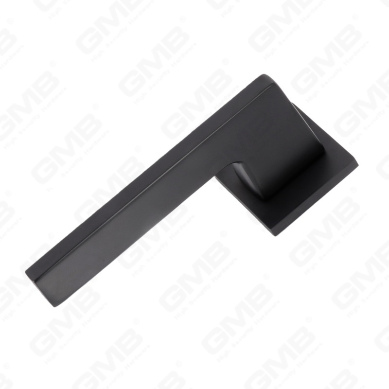 Nueva decoración moderna de la casa manija de puerta de aluminio en roseta redonda