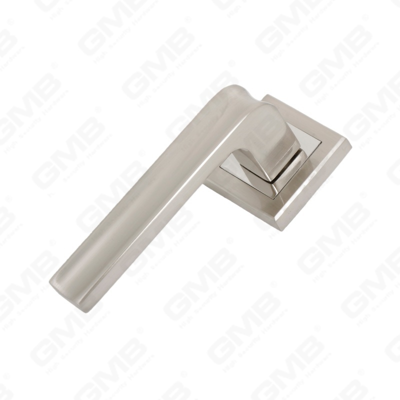 Nueva decoración moderna de la casa manija de puerta de aluminio en roseta redonda