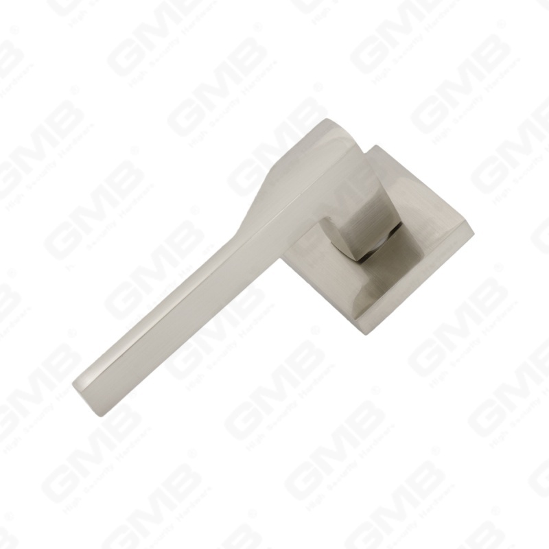 Nueva decoración moderna de la casa manija de puerta de aluminio en roseta redonda