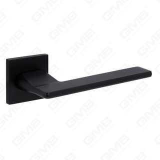 Nueva decoración moderna de la casa manija de puerta de aluminio en roseta redonda