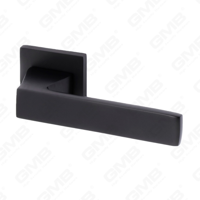 Nueva decoración moderna de la casa manija de puerta de aluminio en roseta redonda