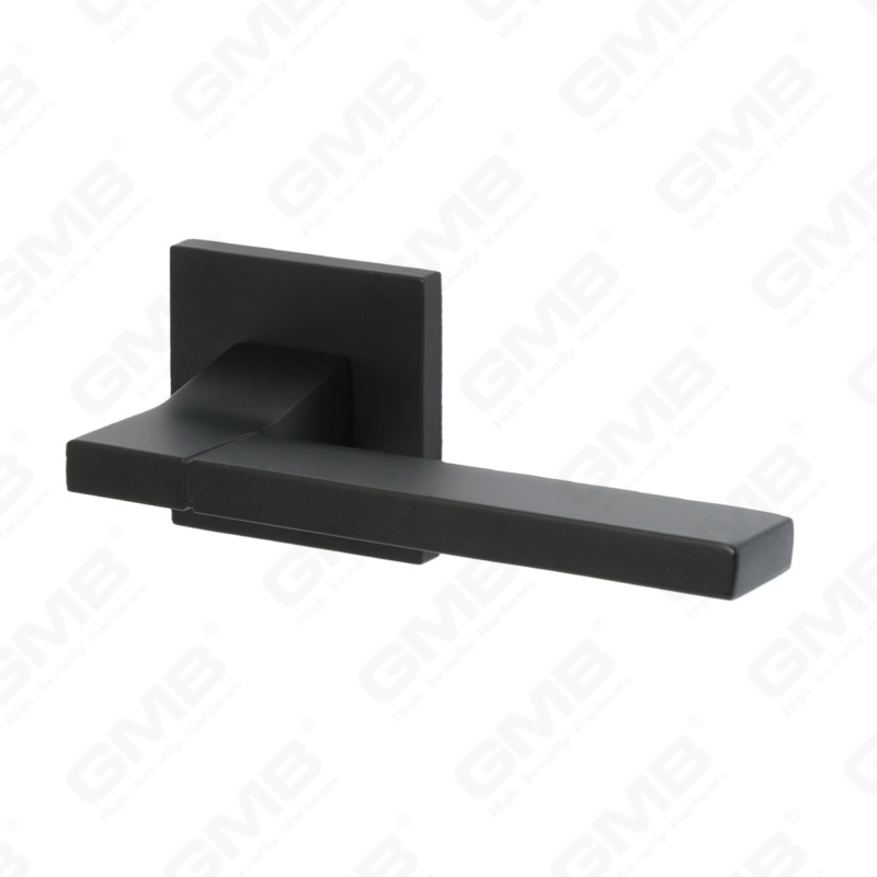 Nueva decoración moderna de la casa manija de puerta de aluminio en roseta redonda