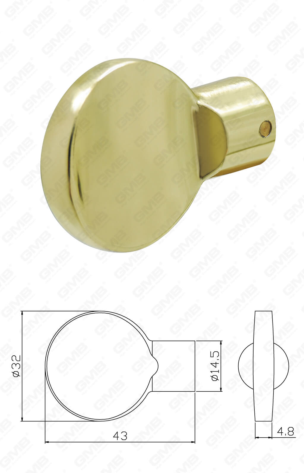 01 vuelta Knob_Art No.TK-C-06