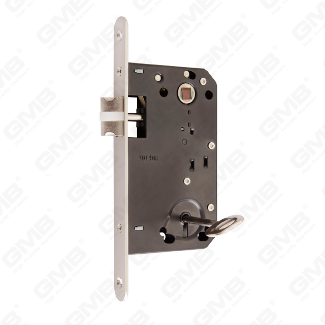 Cerradura de puerta embutida de alta seguridad Zamak pestillo silencioso cuerpo de cerradura con orificio para llave (YSL9050K)