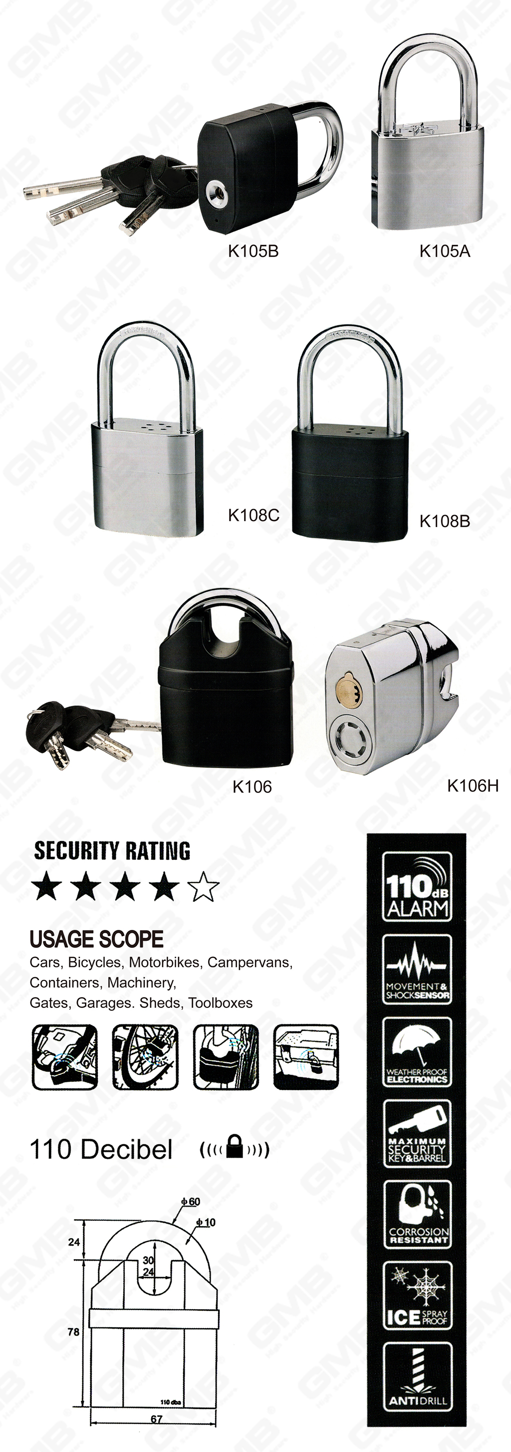 挂锁 网站 图 2 2_ 【079】 Alarma Candlock-64