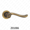 Asa de puerta de roseta de aluminio de aleación de zinc Zamak con roseta redonda (Z01086)