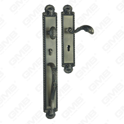 Aleación de zinc de alta seguridad fuera de la manija de la puerta de la puerta de entrada de la puerta simulada de dos puertas abiertas (E8305-DAB)