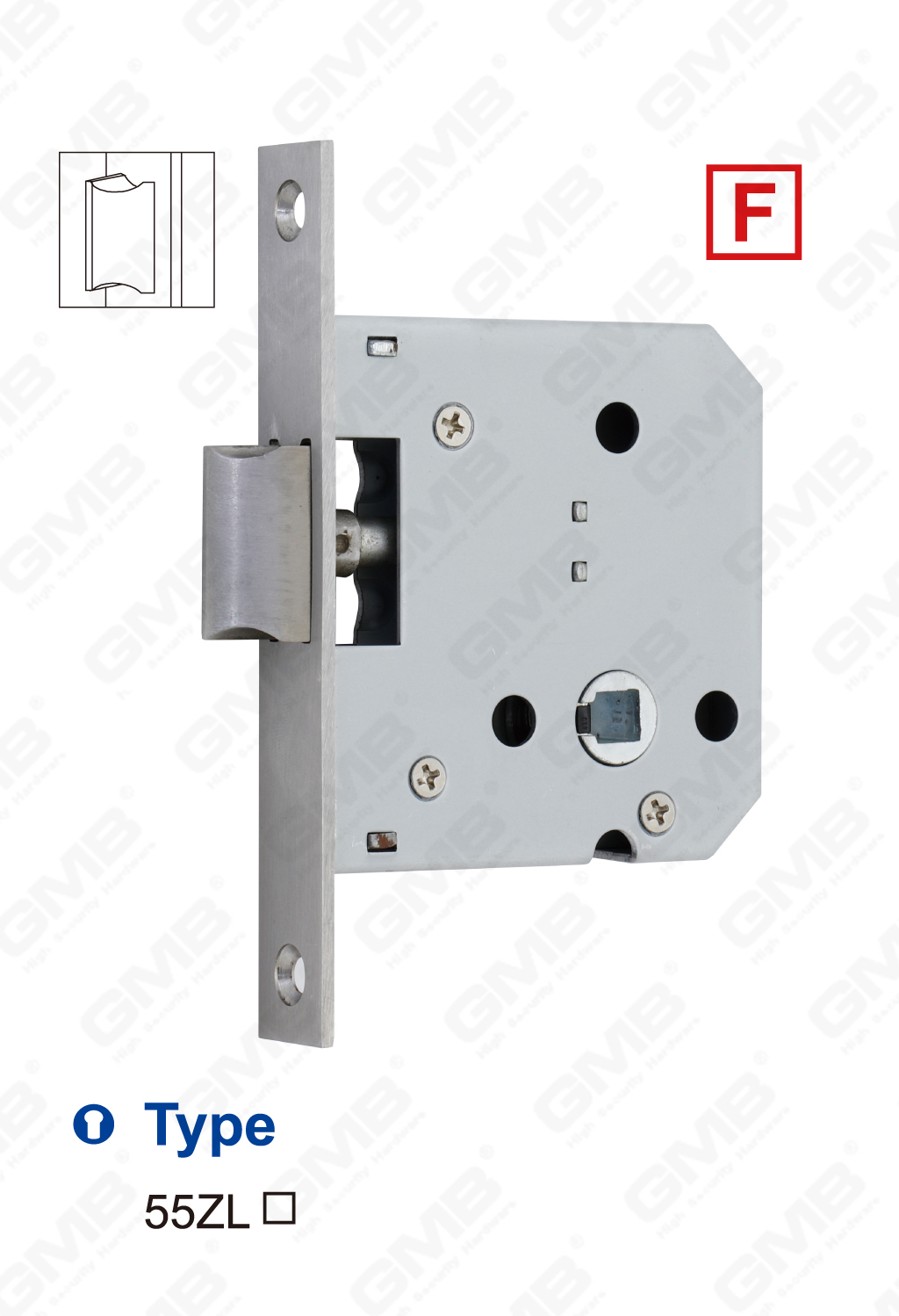 04 lock_55zl-14 de acero inoxidable