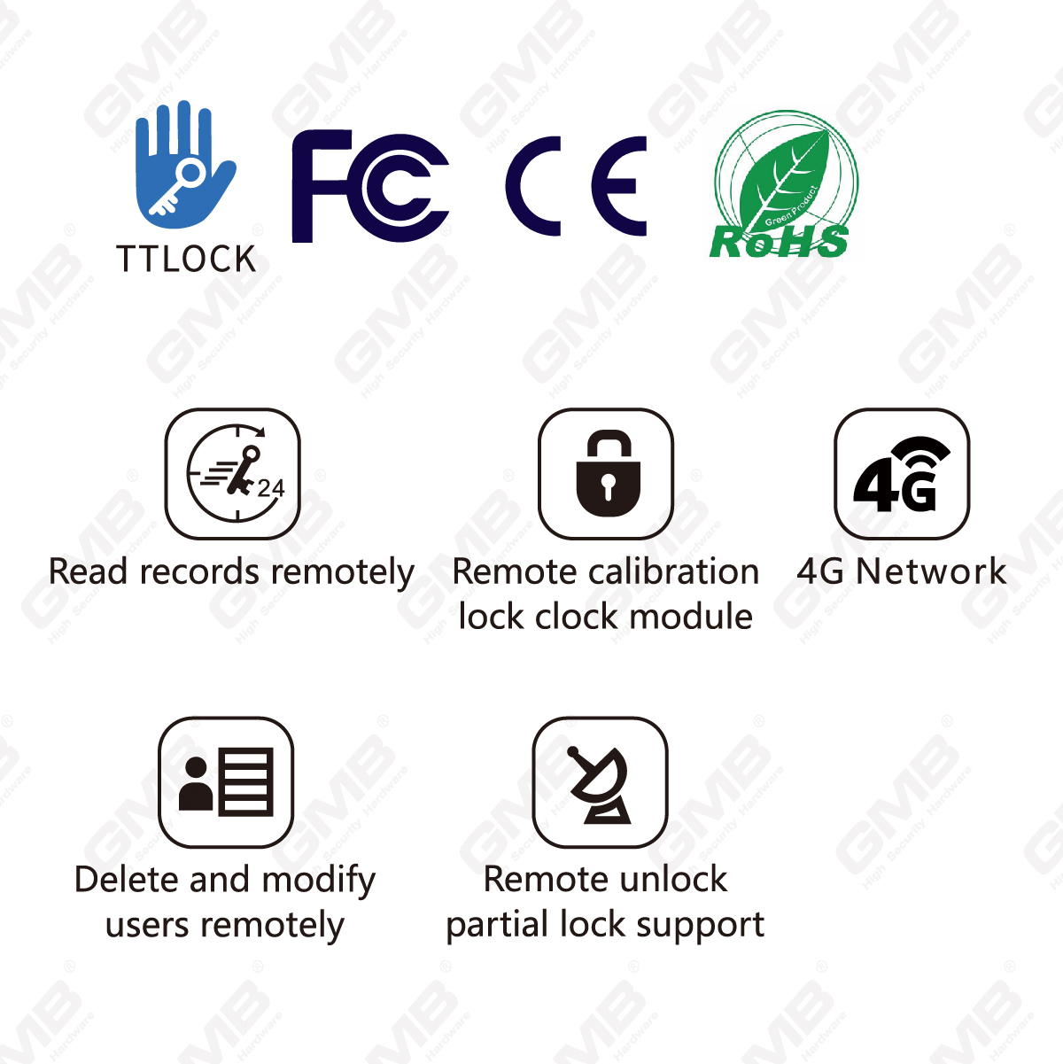  G4 Ttlock Gateway Tthotel Smart Gateway 4G Network Wifi Hub Remote Desbloqueo Smart Home Door Lock (G4)