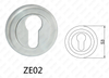 Roseta redonda de manija de puerta de aluminio de aleación de zinc Zamak (ZE02)