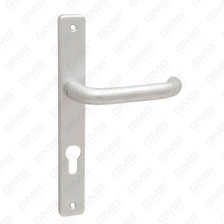 Tirador de puerta de aluminio oxigenado en placa Tirador de puerta de placa (432C)
