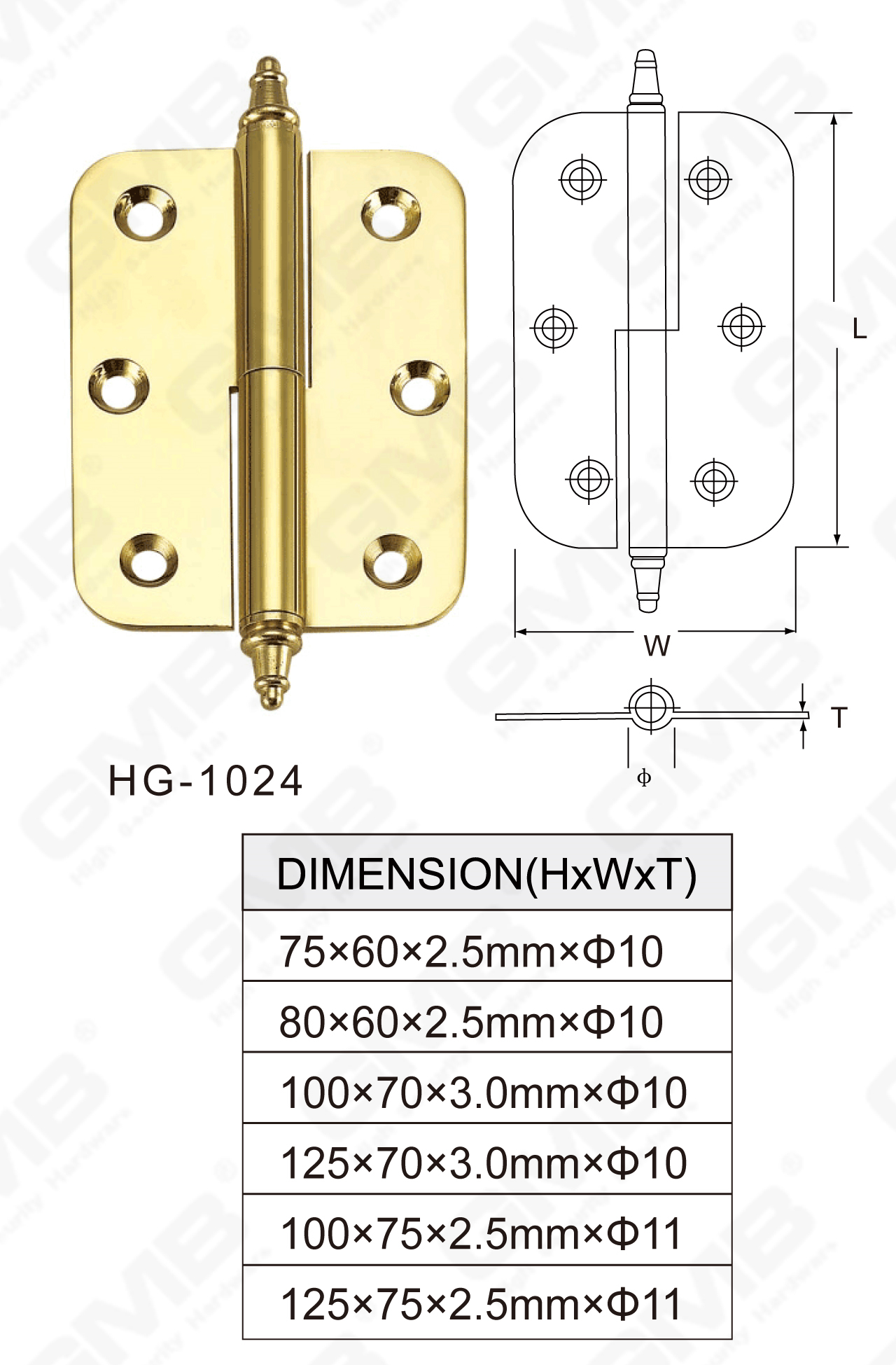 Serie de bisagras de lat&oacute;n_HG-1024-53