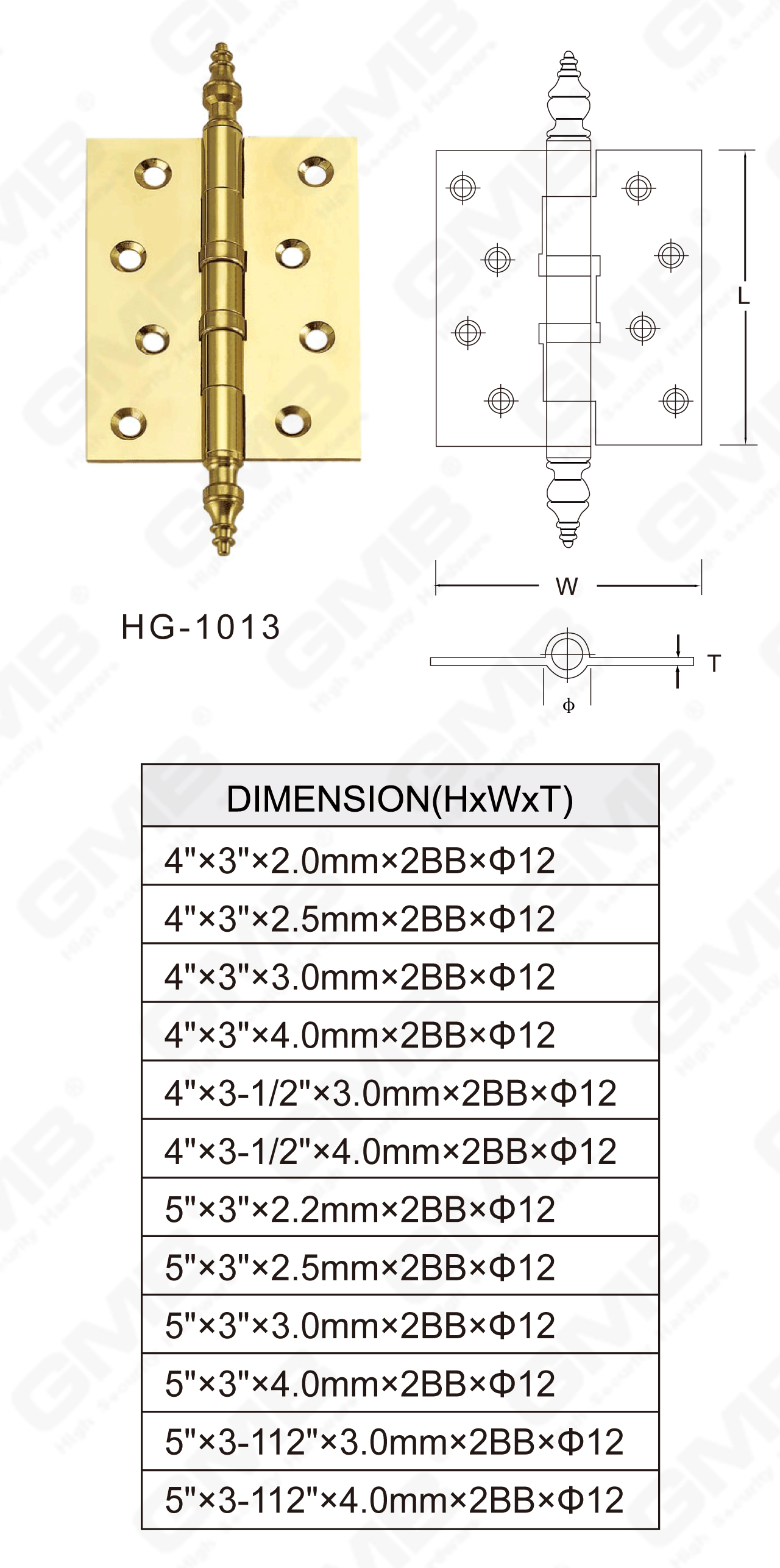 Brass Hinge Series_HG-1013-31