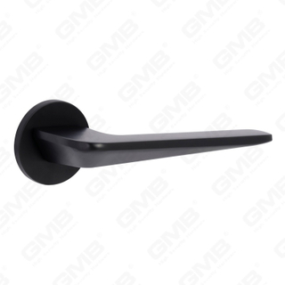 Nueva decoración moderna de la casa manija de puerta de aluminio en roseta redonda