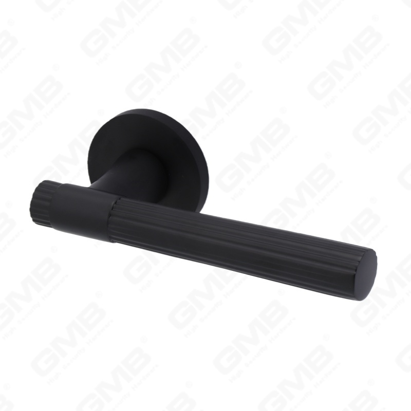 Nueva decoración moderna de la casa manija de puerta de aluminio en roseta redonda