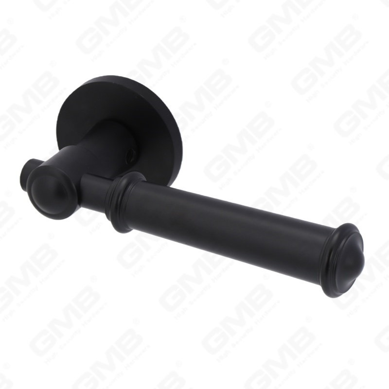 Nueva decoración moderna de la casa manija de puerta de aluminio en roseta redonda