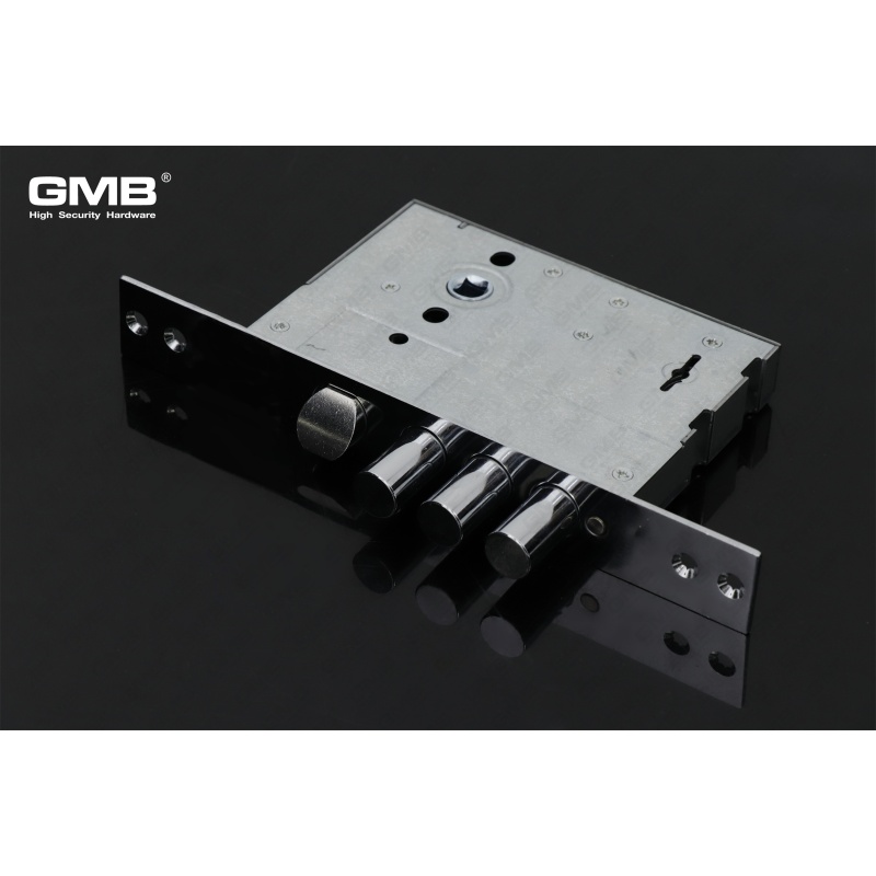 Cerradura de puerta de alta seguridad Cerradura de servicio pesado Cuerpo de puerta exterior Cerradura de puerta de embutir (818)