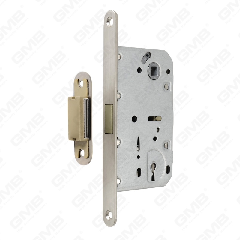 Cerradura de puerta de embutir de seguridad Pestillo magnético Cuerpo de cerradura magnética Placa de cierre diferente disponible llave de zamak (CX410K-S)
