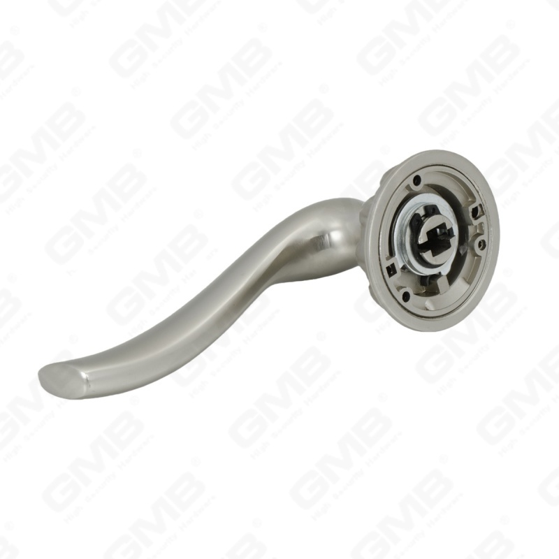 Nueva decoración moderna de la casa manija de puerta de aluminio en roseta redonda