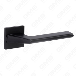 Nueva decoración moderna de la casa manija de puerta de aluminio en roseta redonda