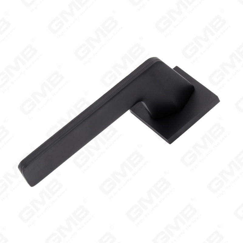 Nueva decoración moderna de la casa manija de puerta de aluminio en roseta redonda