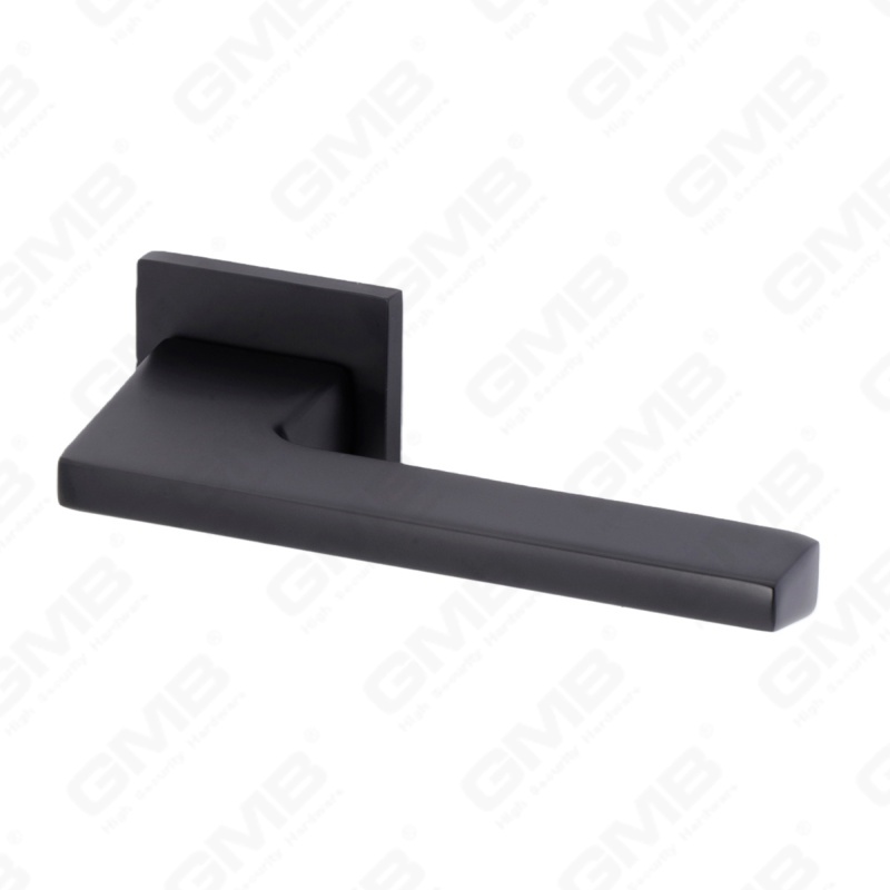 Nueva decoración moderna de la casa manija de puerta de aluminio en roseta redonda