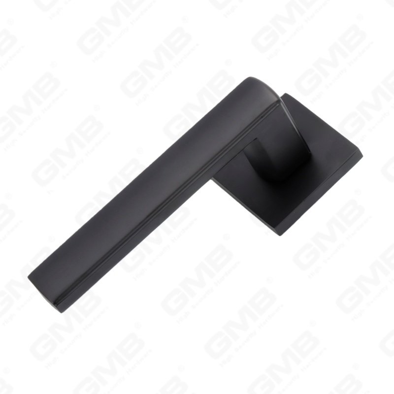 Nueva decoración moderna de la casa manija de puerta de aluminio en roseta redonda