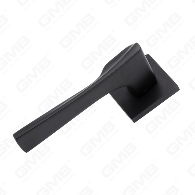 Nueva decoración moderna de la casa manija de puerta de aluminio en roseta redonda