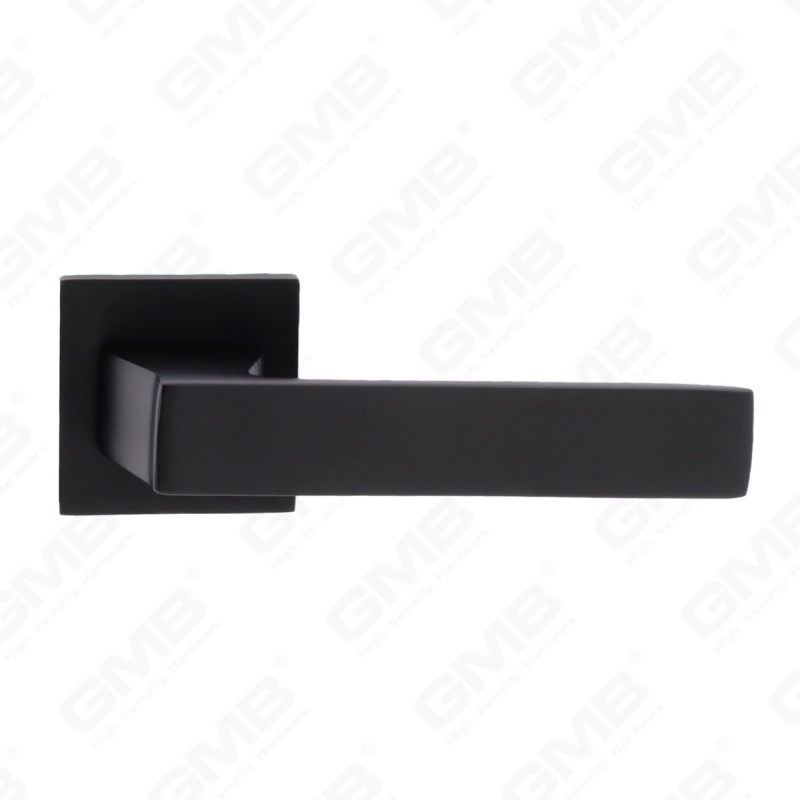 Nueva decoración moderna de la casa manija de puerta de aluminio en roseta redonda