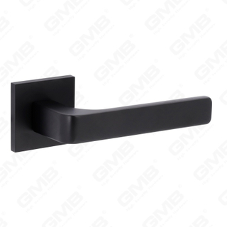 Nueva decoración moderna de la casa manija de puerta de aluminio en roseta redonda