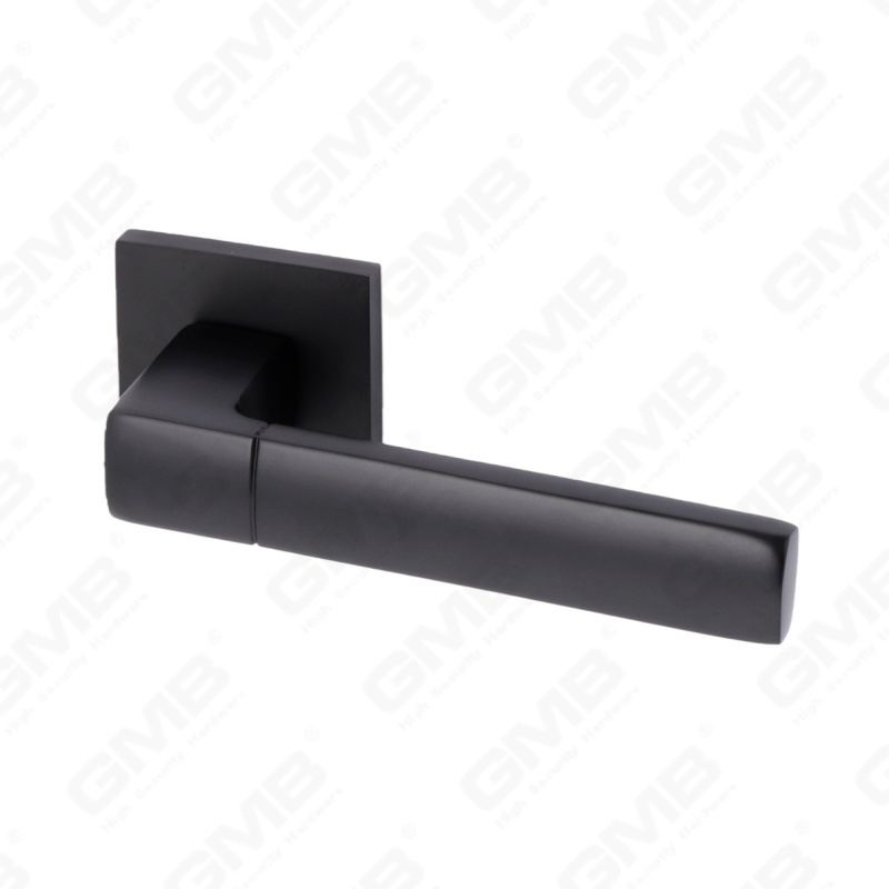 Nueva decoración moderna de la casa manija de puerta de aluminio en roseta redonda