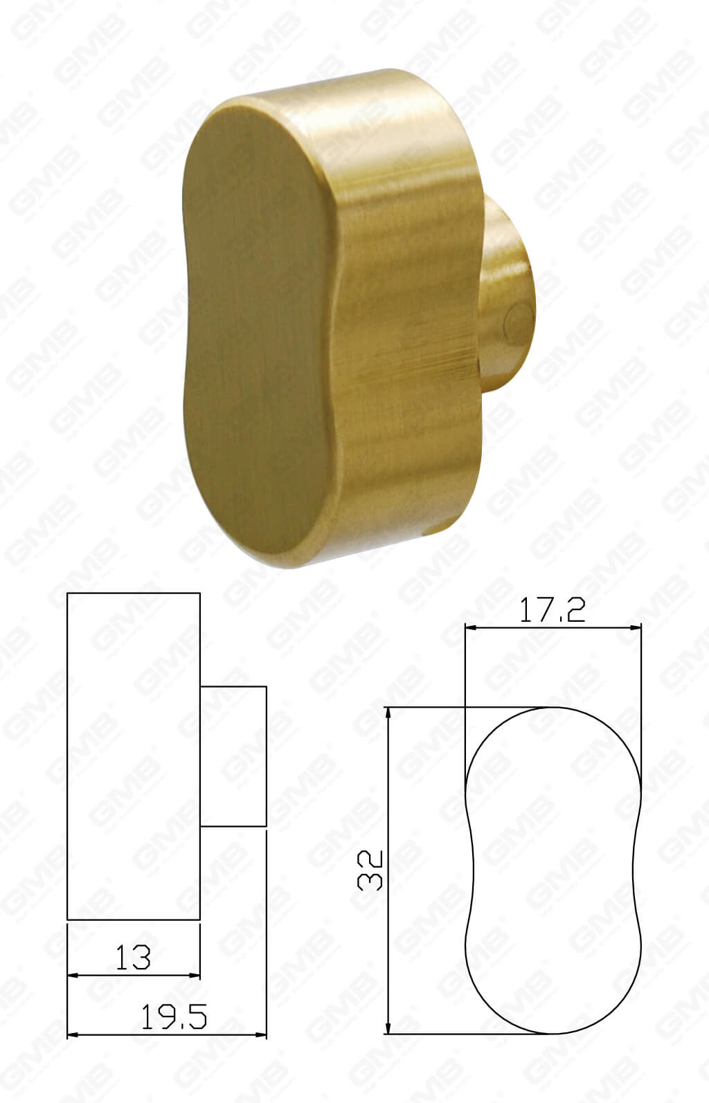 01 vuelta Knob_Art No.TK-L-22