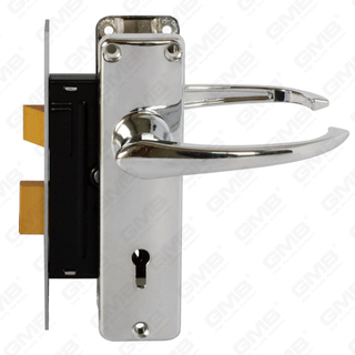 Juego de cerradura de puerta de alta seguridad con pestillo Juego de cerradura Manija de cerradura de caja de cerradura (682)