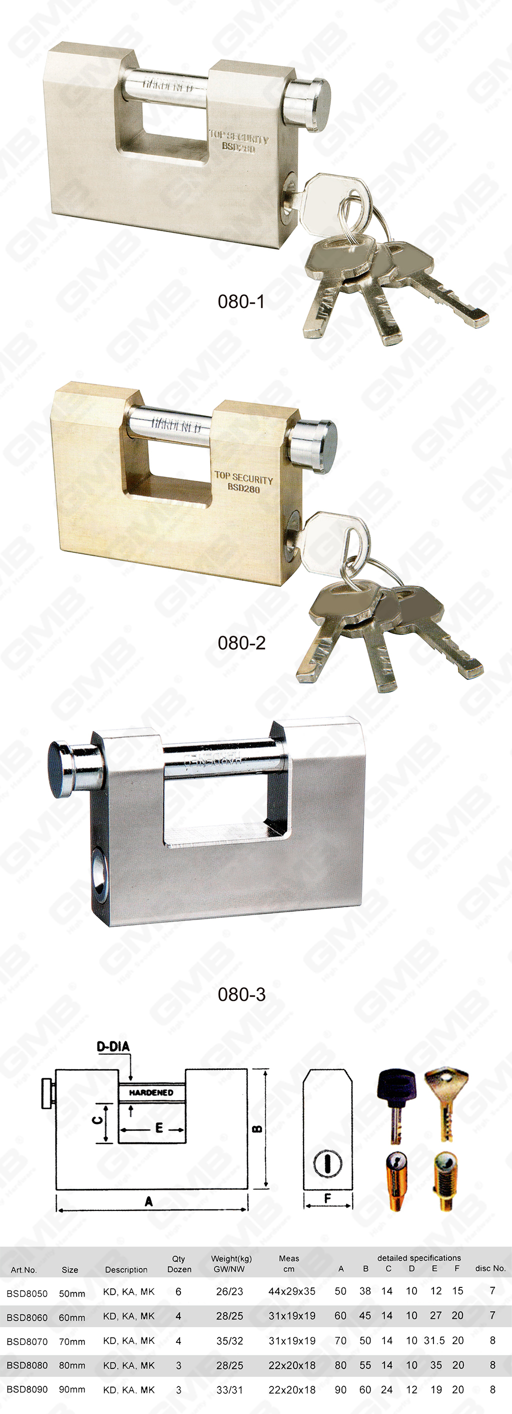 挂锁 网站 图 2 2_ 【080】 -d- Tipo de lat&oacute;n Padlock-66