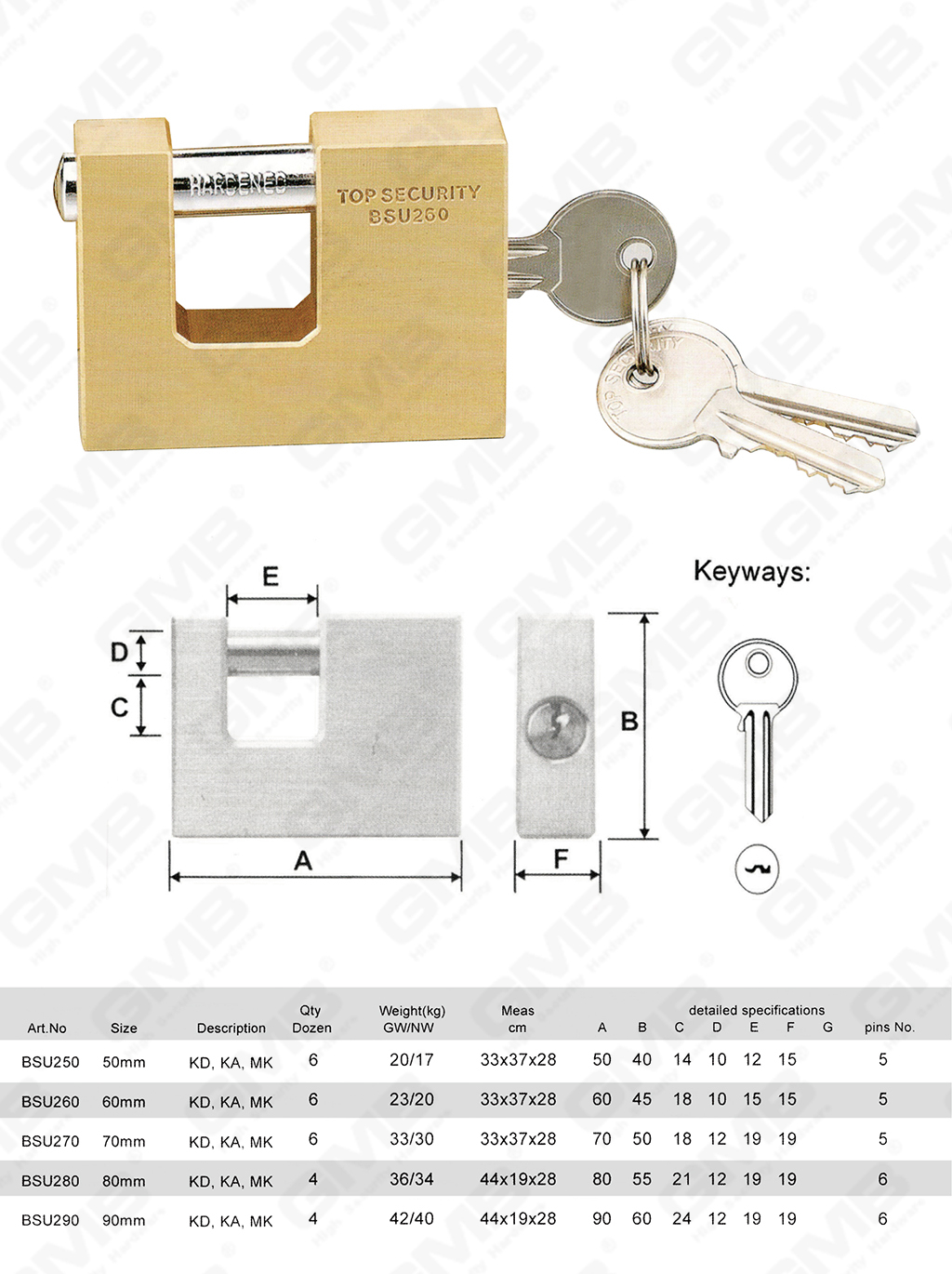 挂锁 网站 图 3_ 【097】 Candado rectangular de lat&oacute;n-16