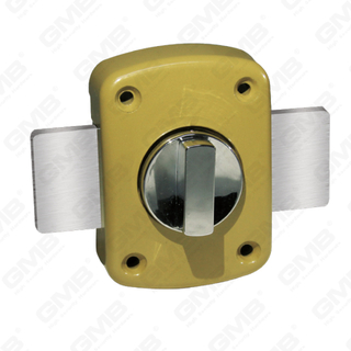 Seguridad Nigh Latch Lock Perilla giratoria de acero Deadbolt Rim Lock Cerradura de cilindro de borde (Serie X)