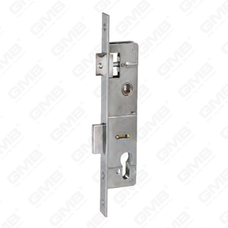 Cerradura de puerta de aluminio de alta seguridad Cuerpo de cerradura de orificio de cilindro de cerradura estrecha (91130)