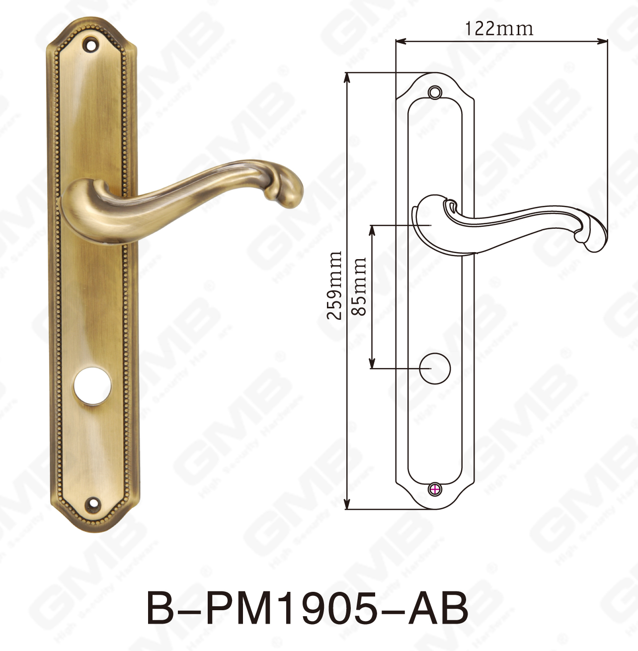 06 Brass Handle_B-PM1905-AB-18