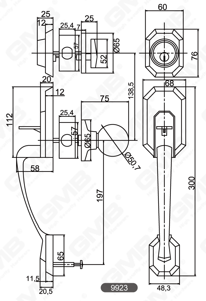 01 Serie de bloqueo de mango de agarre-30