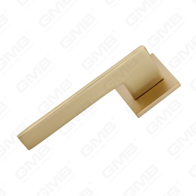 Nueva decoración moderna de la casa manija de puerta de aluminio en roseta redonda