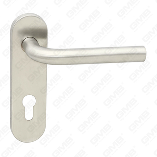 Manija de palanca de la palanca de la puerta de acero inoxidable de alta calidad #304 (62 101)