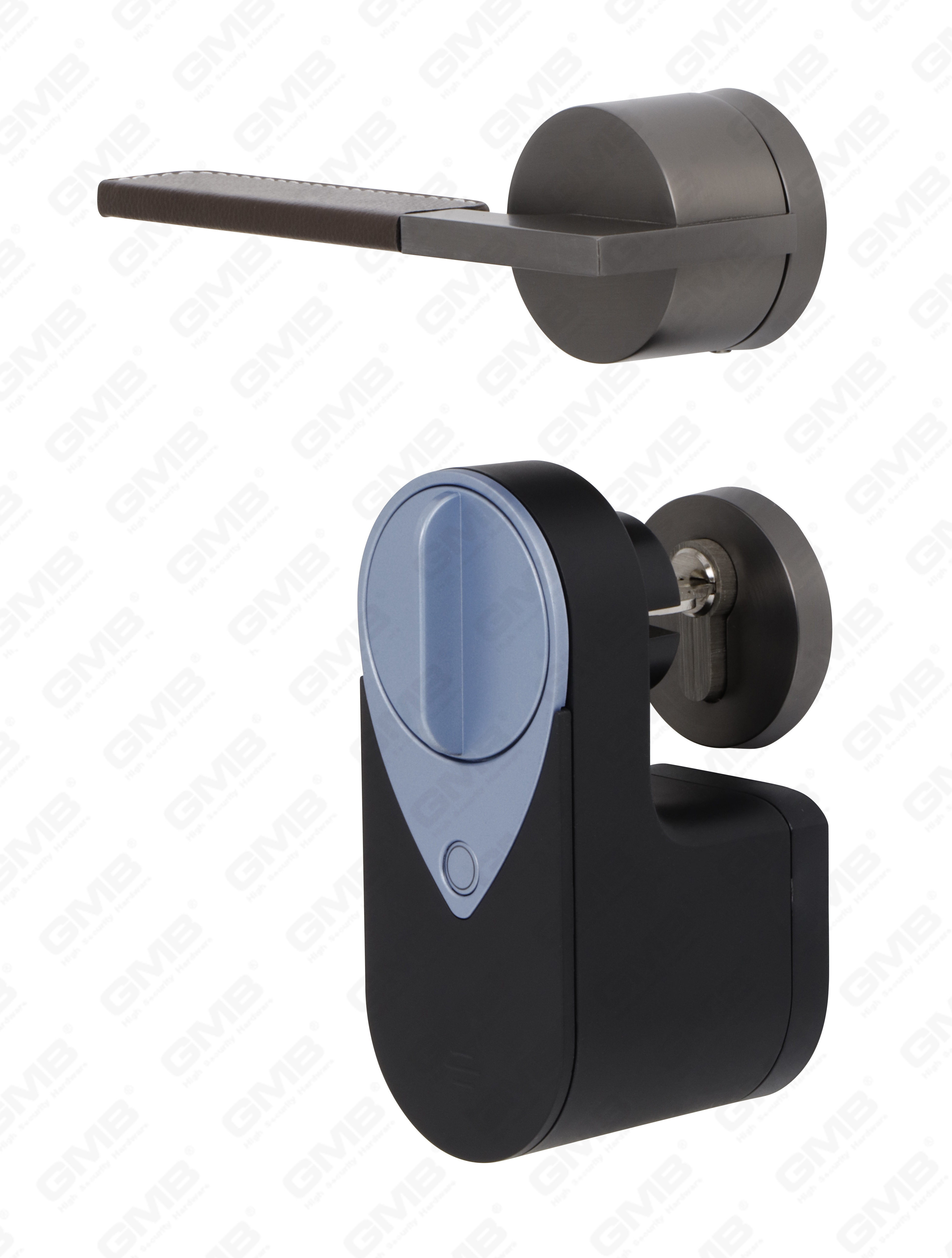 Entrada europea sin llave de la aplicación Tuya Password Hingerprint Remote Wireless Digital Smart Door Lock (U012)