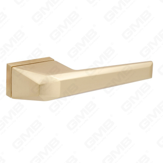 Nueva decoración moderna de la casa manija de puerta de aluminio en roseta redonda