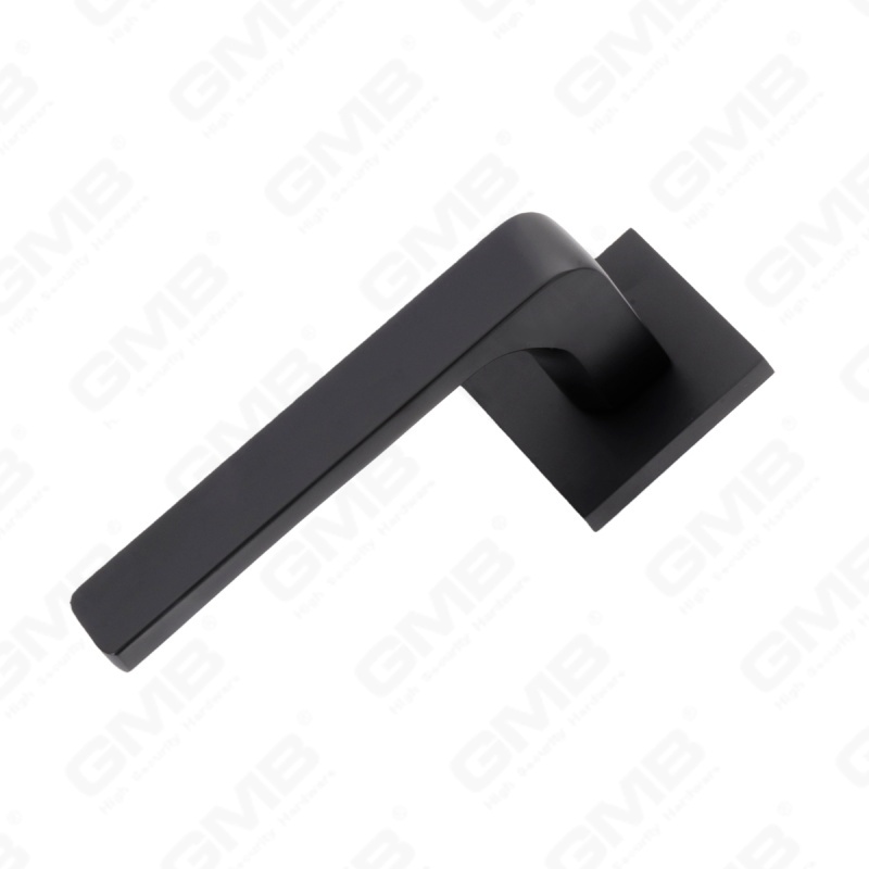 Nueva decoración moderna de la casa manija de puerta de aluminio en roseta redonda