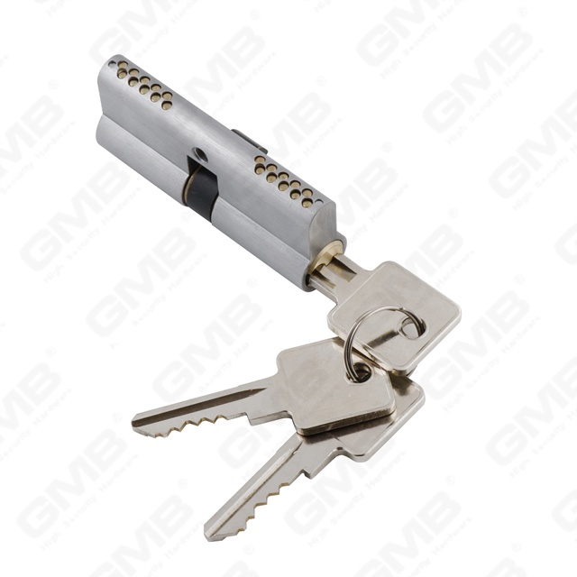 En1303 Cilindro de cerradura de puerta de latón de perfil europeo de alta seguridad con chavetero F (GMB-CY-24)