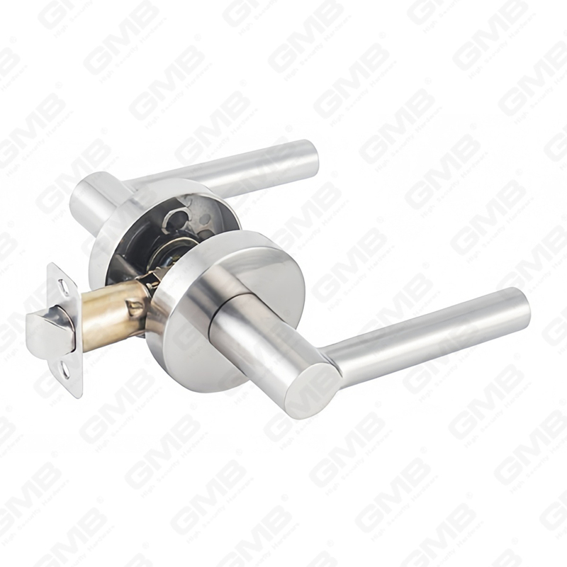 Cerradura de puerta interior de aleación de zinc/aluminio estándar ANSI UL, cerradura de palanca de manija de seguridad cilíndrica comercial tubular (9167)