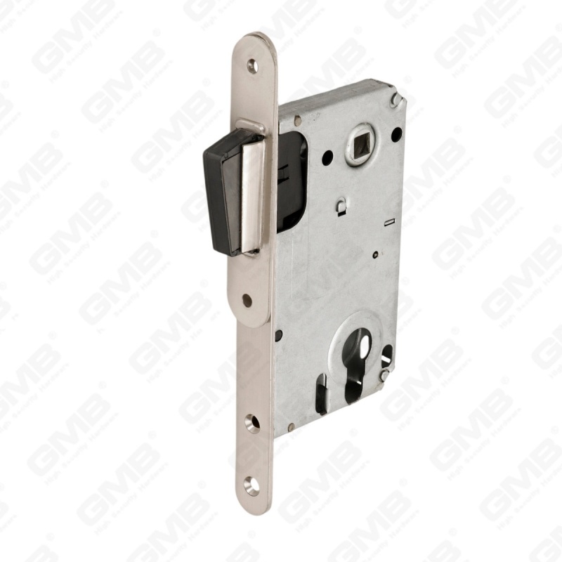 Cerradura de puerta de embutir silenciosa con embutir de seguridad, cuerpo de cerradura con orificio de cilindro de cerradura magnética (CX8550C)