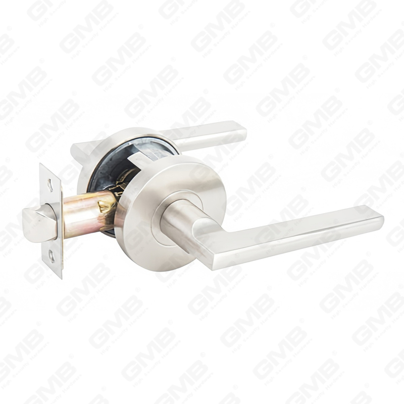 Cerradura de puerta interior de aleación de zinc/aluminio estándar ANSI UL, cerradura de palanca de manija de seguridad cilíndrica comercial tubular (9270)