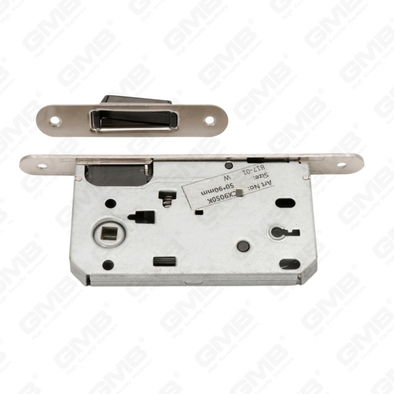 Cerradura de puerta de embutir silenciosa con embutir de seguridad, cierre magnético, cuerpo de cerradura con llave (CX9050K)